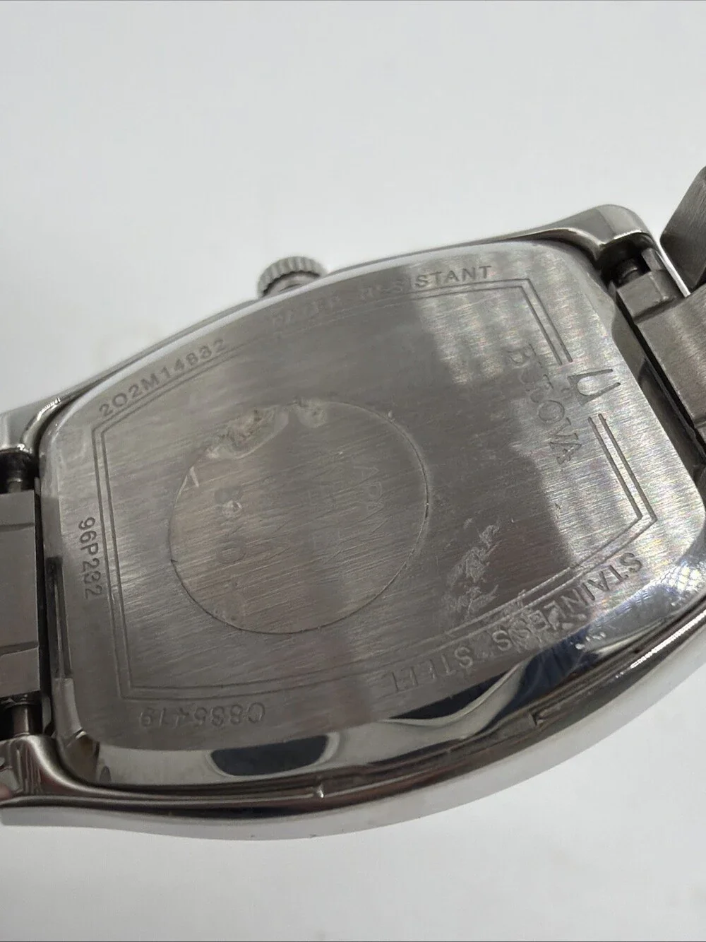 Bulova Women's Diamond Accents Silver Quartz Stainless Steel Watch 26MM 96P232
